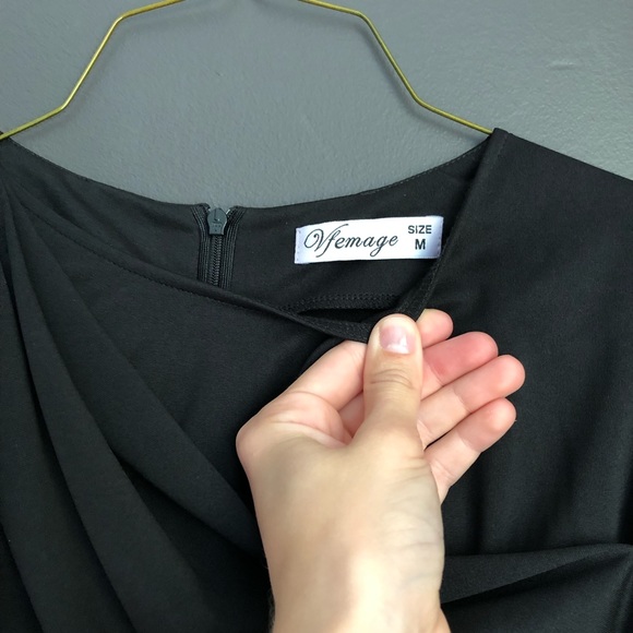 Midi Black Gala Dress - Picture 5 of 7